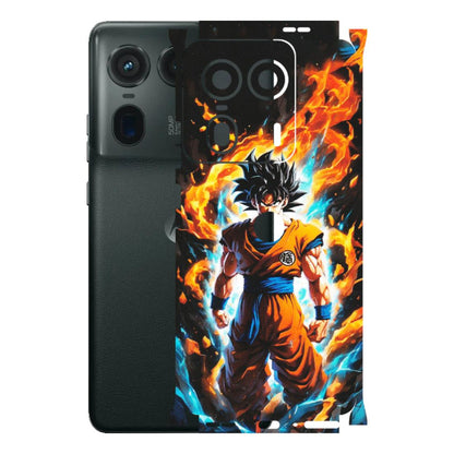 Motorola Phone Skins (All Models) - Goku Transformation Anime - Matte Finish (M-159) Motorola Edge 50 Ultra (5G)
