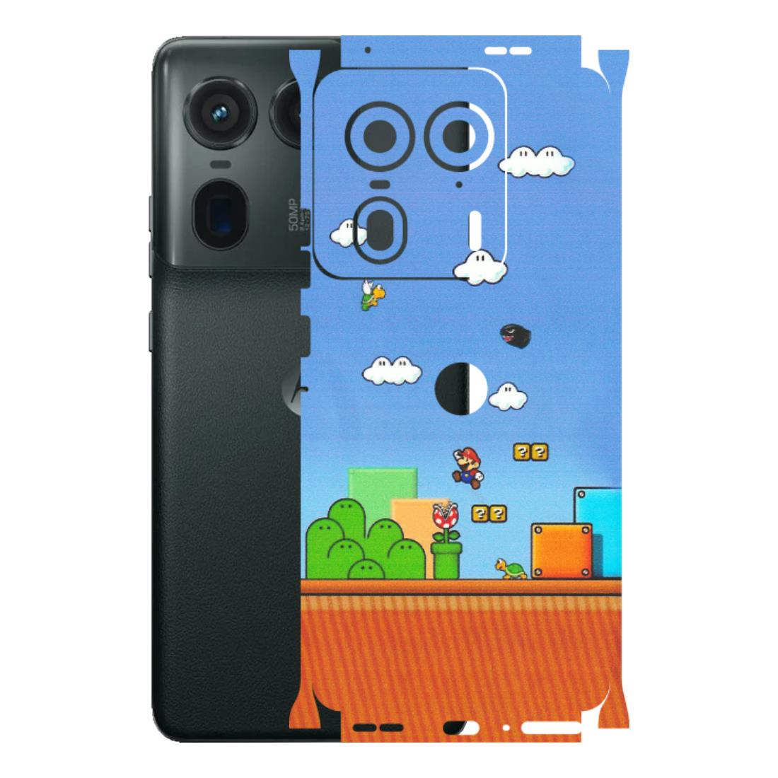 Motorola Phone Skins (All Models) - Mario Game Scene - Matte Finish (M-24) Motorola Edge 50 Ultra (5G)