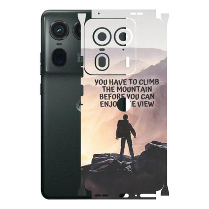 Motorola Phone Skins (All Models) - Motivational Hiking Mountain - Matte Finish (M-28) Motorola Edge 50 Ultra (5G)