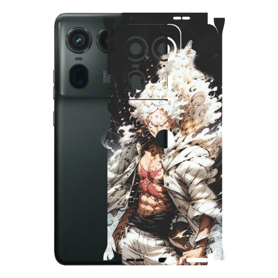 Motorola Phone Skins (All Models) - Anime Angry Classy Character - Matte Finish (M-34) Motorola Edge 50 Ultra (5G)