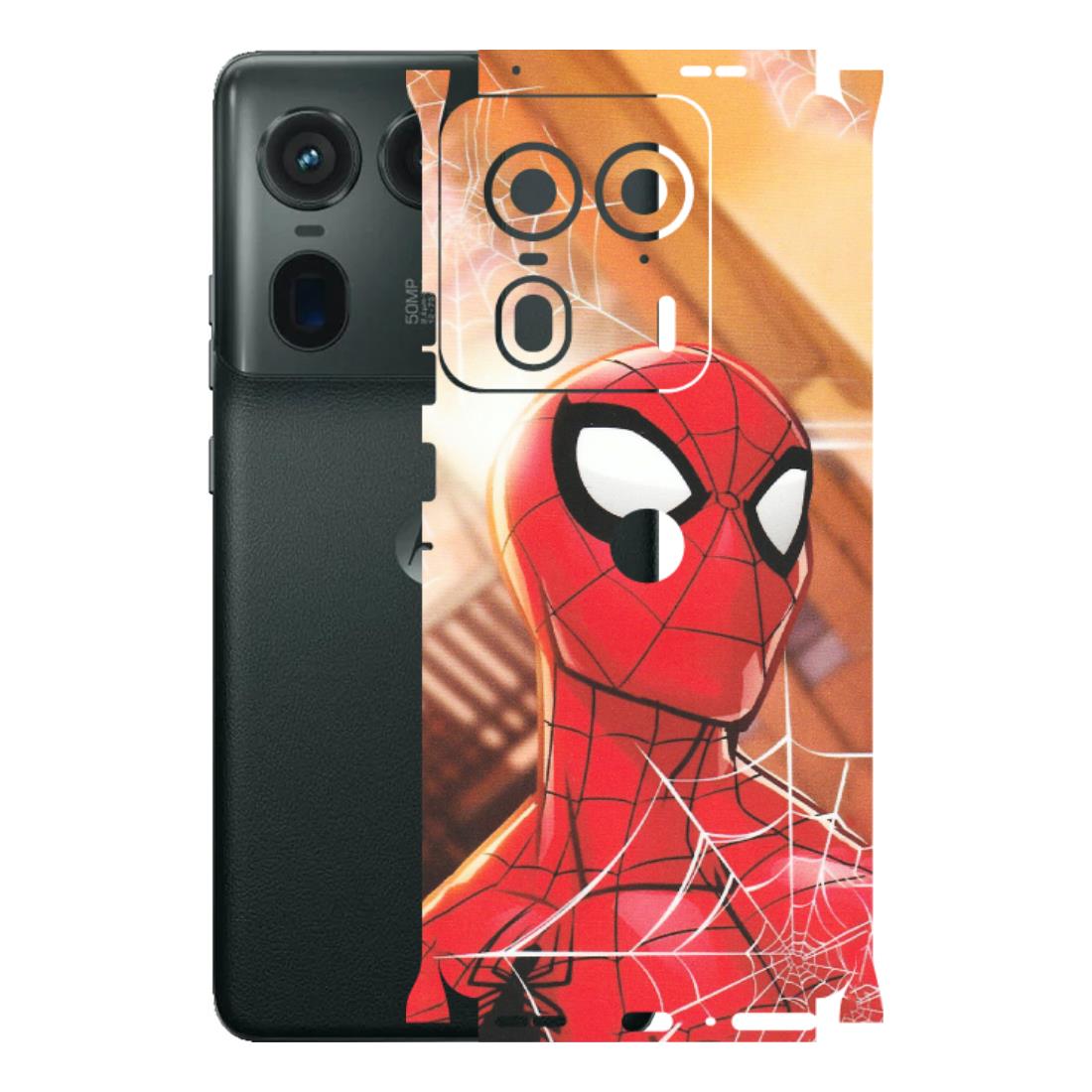Motorola Phone Skins (All Models) - Spiderman Face New - Matte Finish (M-41) Motorola Edge 50 Ultra (5G)