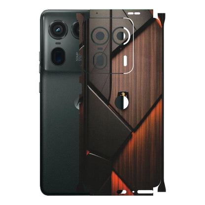 Motorola Phone Skins (All Models) - Lambo Beauty Wood Pattern Sober - Matte Finish (M-51) Motorola Edge 50 Ultra (5G)