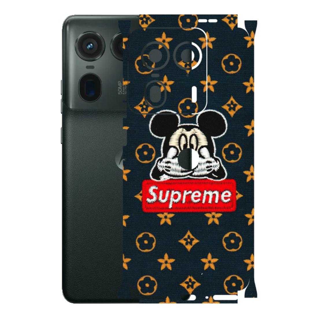 Motorola Phone Skins (All Models) - Mickey Supreme - Matte Finish (M-83) Motorola Edge 50 Ultra (5G)