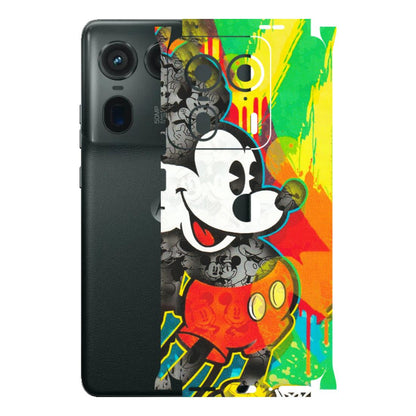 Motorola Phone Skins (All Models) - Multiple Mickey With Colourful Texture - Matte Finish (M-84) Motorola Edge 50 Ultra (5G)