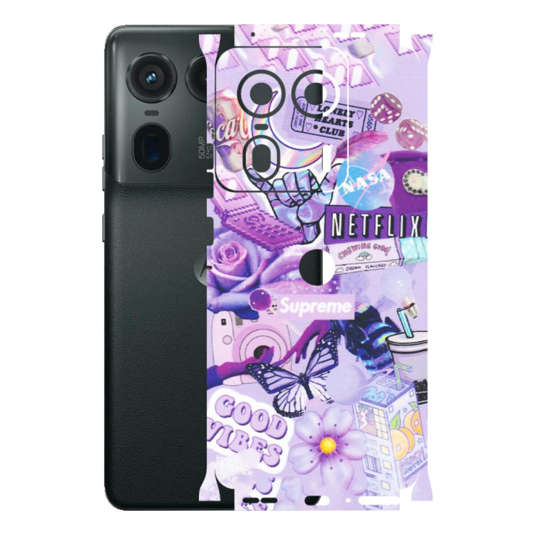 Motorola Phone Skins (All Models) - Supreme Purple Magic - Matte Finish (M-88) Motorola Edge 50 Ultra (5G)