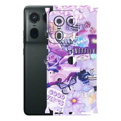 Motorola Phone Skins (All Models) - Supreme Purple Magic - Matte Finish (M-88) Motorola Edge 50 Ultra (5G)