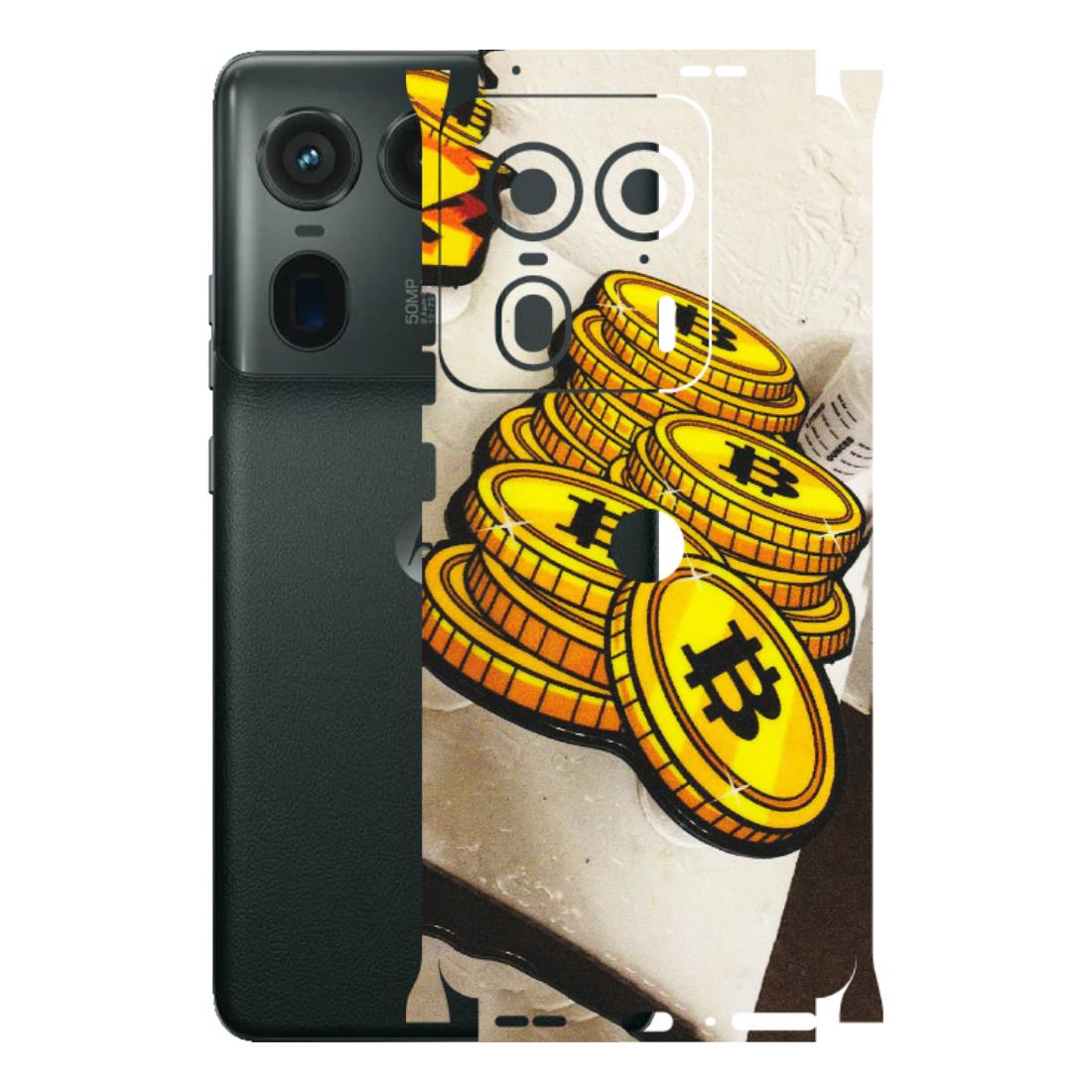 Motorola Phone Skins (All Models) - Billionaire Bitcoin Collection - Matte Finish (M-92) Motorola Edge 50 Ultra (5G)