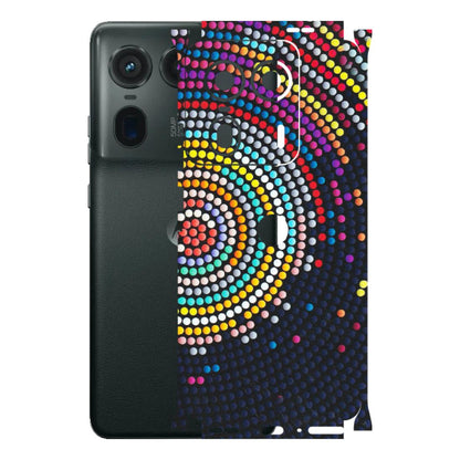Motorola Phone Skins (All Models) - Rainbow Dot Mandala - Matte Finish (M-97) Motorola Edge 50 Ultra (5G)