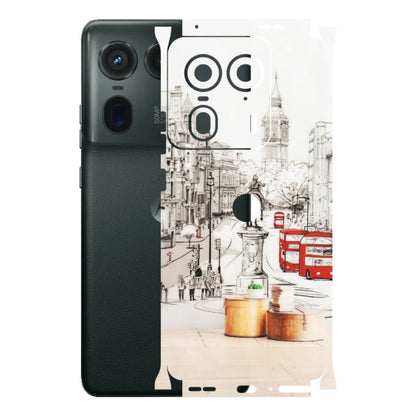 Motorola Phone Skins (All Models) - London Street - Transparent Finish (T-02) Motorola Edge 50 Ultra (5G)
