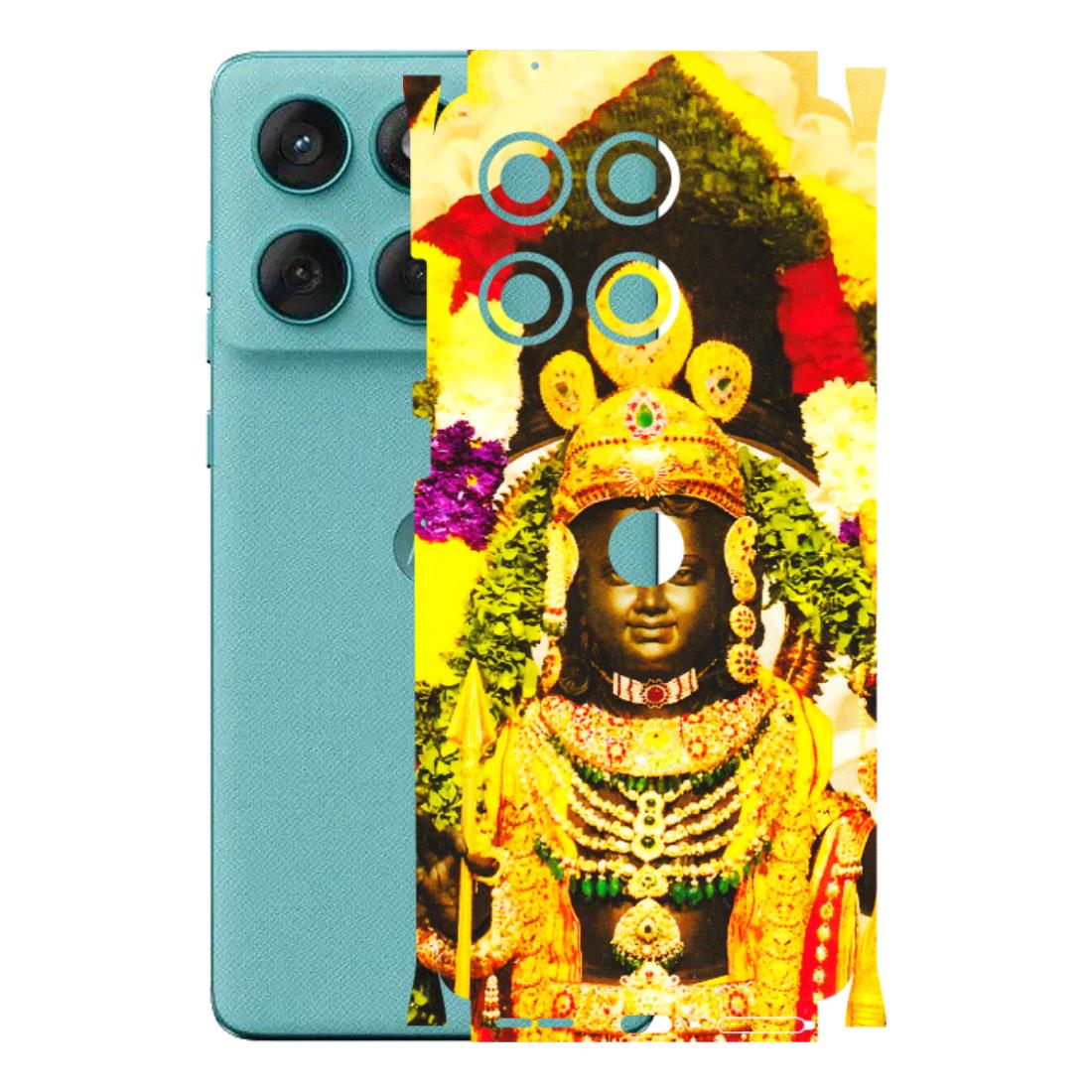Motorola Phone Skins (All Models) - Ram Lalla Ayodhya - 3D Embossed Finish (L-103) Motorola Edge 60 Fusion (5G)