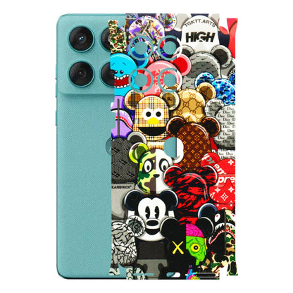 Motorola Phone Skins (All Models) - More Mickey Mouses - 3D Embossed Finish (L-118) Motorola Edge 60 Fusion (5G)