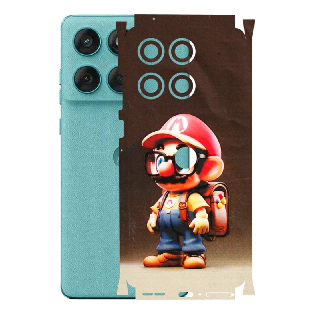 Motorola Phone Skins (All Models) - Little Mario - 3D Embossed Finish (L-119) Motorola Edge 60 Fusion (5G)