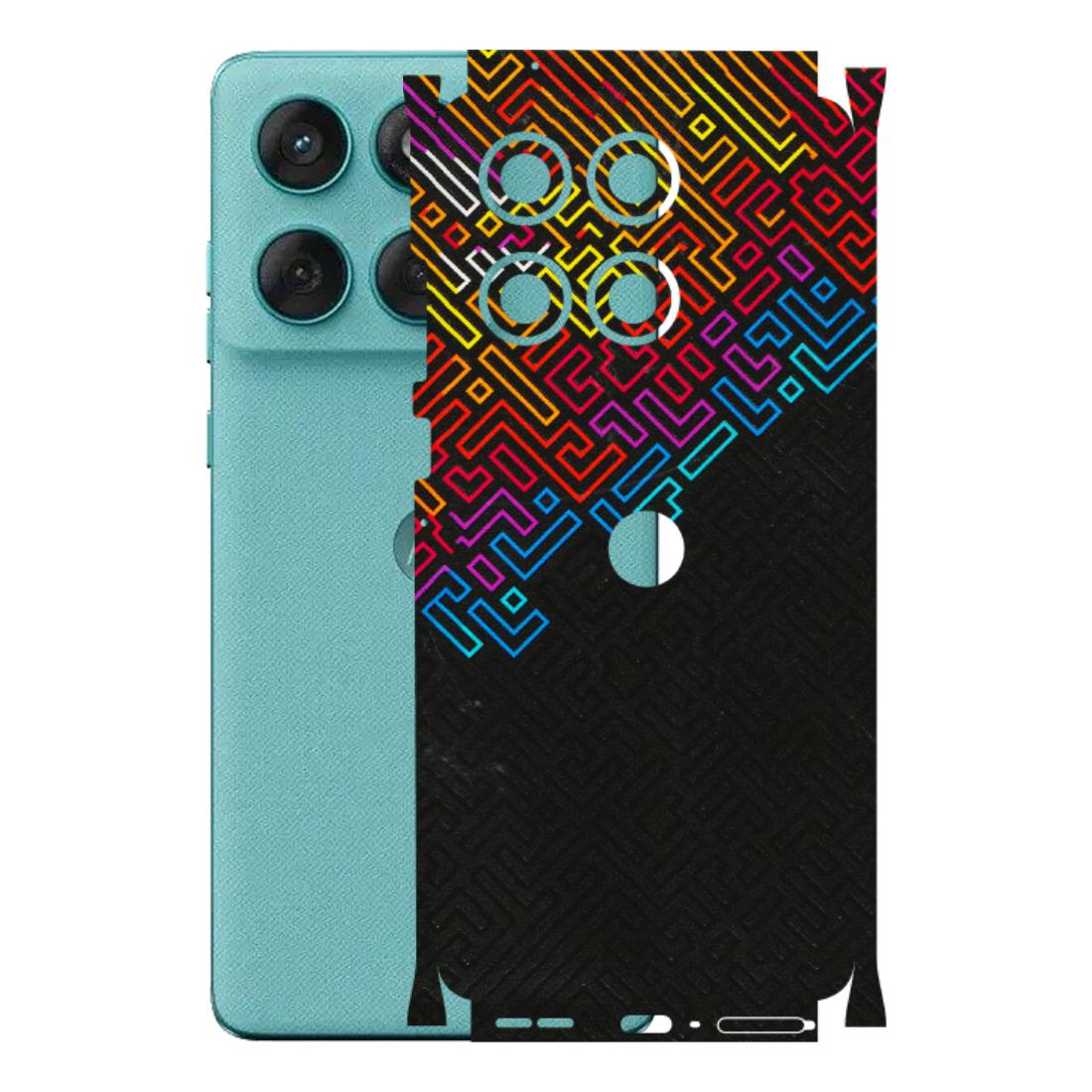 Motorola Phone Skins (All Models) - Dotme Pattern Art - 3D Embossed Finish (L-121) Motorola Edge 60 Fusion (5G)