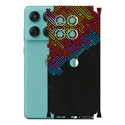 Motorola Phone Skins (All Models) - Dotme Pattern Art - 3D Embossed Finish (L-121) Motorola Edge 60 Fusion (5G)