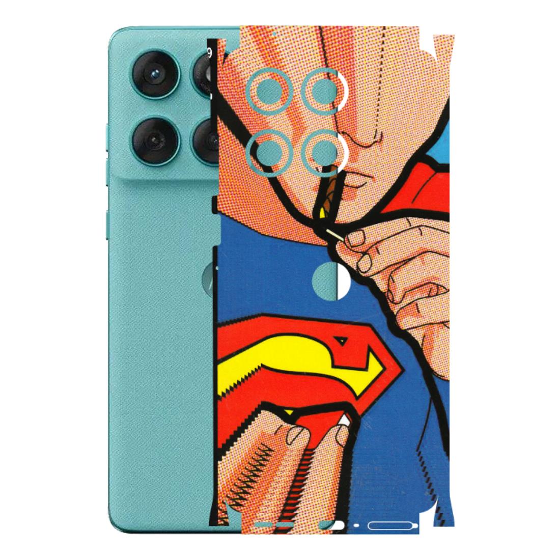 Motorola Phone Skins (All Models) - Superman Sutta - 3D Embossed Finish (L-130) Motorola Edge 60 Fusion (5G)