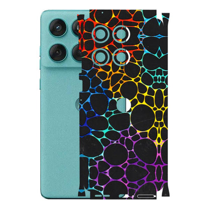 Motorola Phone Skins (All Models) - Abstract Art MultiColour - 3D Embossed Finish (L-133) Motorola Edge 60 Fusion (5G)