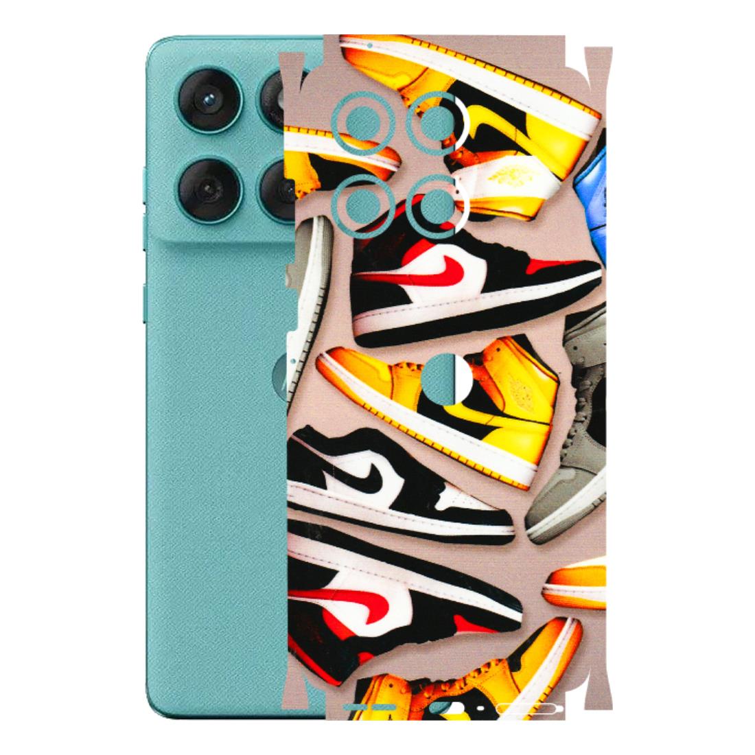 Motorola Phone Skins (All Models) - Sneaker Lover - 3D Embossed Finish (L-135) Motorola Edge 60 Fusion (5G)
