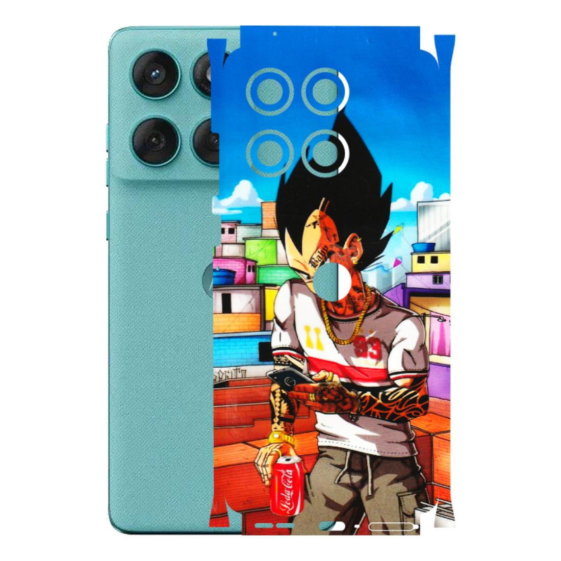 Motorola Phone Skins (All Models) - Vegeta - 3D Embossed Finish (L-136) Motorola Edge 60 Fusion (5G)