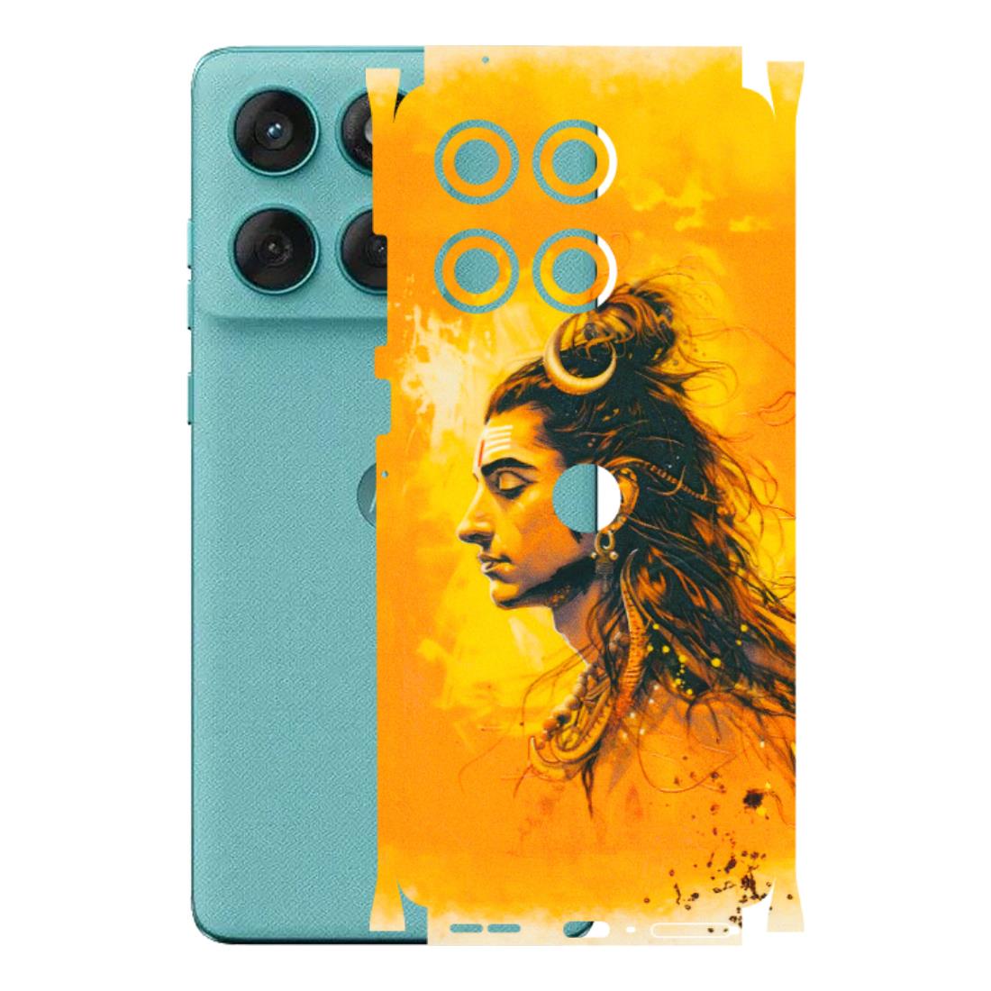 Motorola Phone Skins (All Models) - Shiv Shakti - 3D Embossed Finish (L-14) Motorola Edge 60 Fusion (5G)