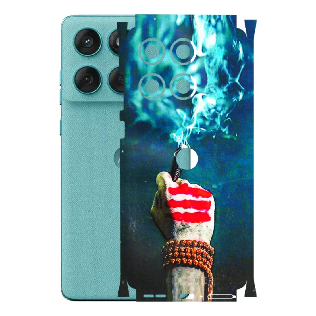 Motorola Phone Skins (All Models) - Mahadev Bhakt - 3D Embossed Finish (L-146) Motorola Edge 60 Fusion (5G)