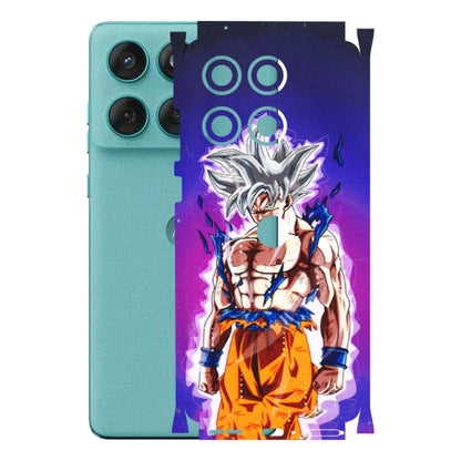 Motorola Phone Skins (All Models) - Goku Purple Anime - 3D Embossed Finish (L-147) Motorola Edge 60 Fusion (5G)