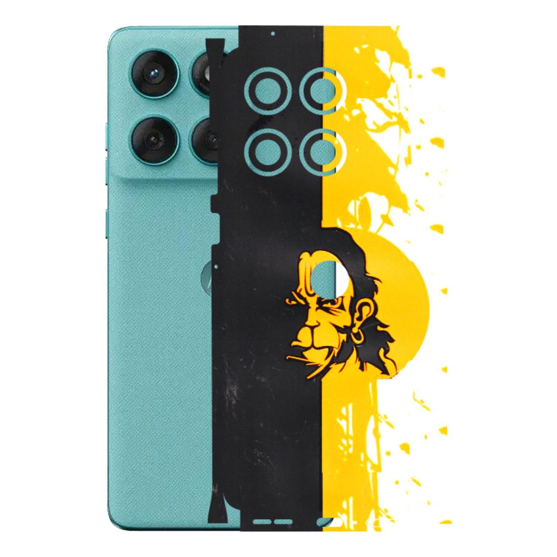 Motorola Phone Skins (All Models) - Bajrangbali - 3D Embossed Finish (L-151) Motorola Edge 60 Fusion (5G)