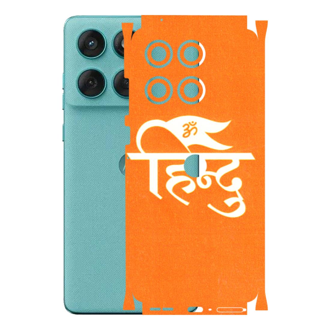 Motorola Phone Skins (All Models) - Hindu Kesari - 3D Embossed Finish (L-154) Motorola Edge 60 Fusion (5G)