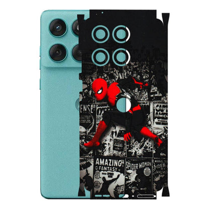 Motorola Phone Skins (All Models) - SpiderMan New - 3D Embossed Finish (L-162) Motorola Edge 60 Fusion (5G)