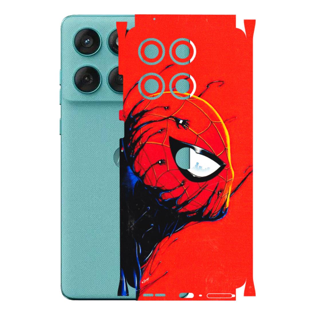 Motorola Phone Skins (All Models) - Spiderman Face Venom - 3D Embossed Finish (L-165) Motorola Edge 60 Fusion (5G)
