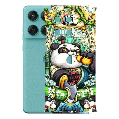 Motorola Phone Skins (All Models) - Royal Rich Panda - 3D Embossed Finish (L-170) Motorola Edge 60 Fusion (5G)