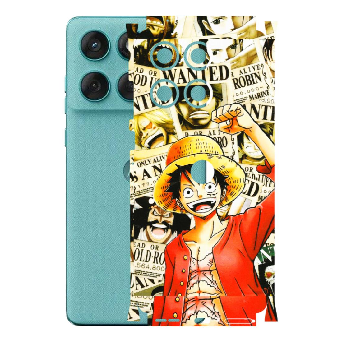 Motorola Phone Skins (All Models) - Luffy Anime - 3D Embossed Finish (L-177) Motorola Edge 60 Fusion (5G)