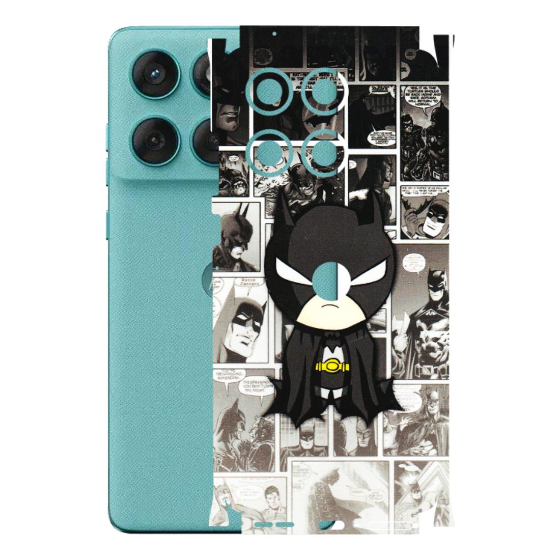 Motorola Phone Skins (All Models) - Toon Batman - 3D Embossed Finish (L-182) Motorola Edge 60 Fusion (5G)