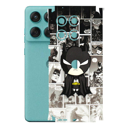 Motorola Phone Skins (All Models) - Toon Batman - 3D Embossed Finish (L-182) Motorola Edge 60 Fusion (5G)