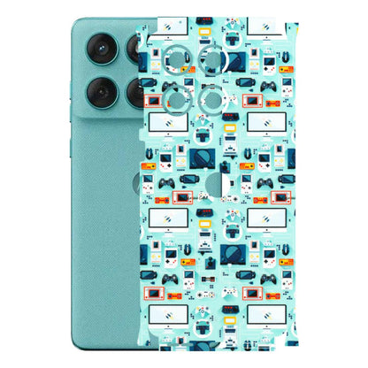 Motorola Phone Skins (All Models) - Gadgets Doodle - 3D Embossed Finish (L-184) Motorola Edge 60 Fusion (5G)