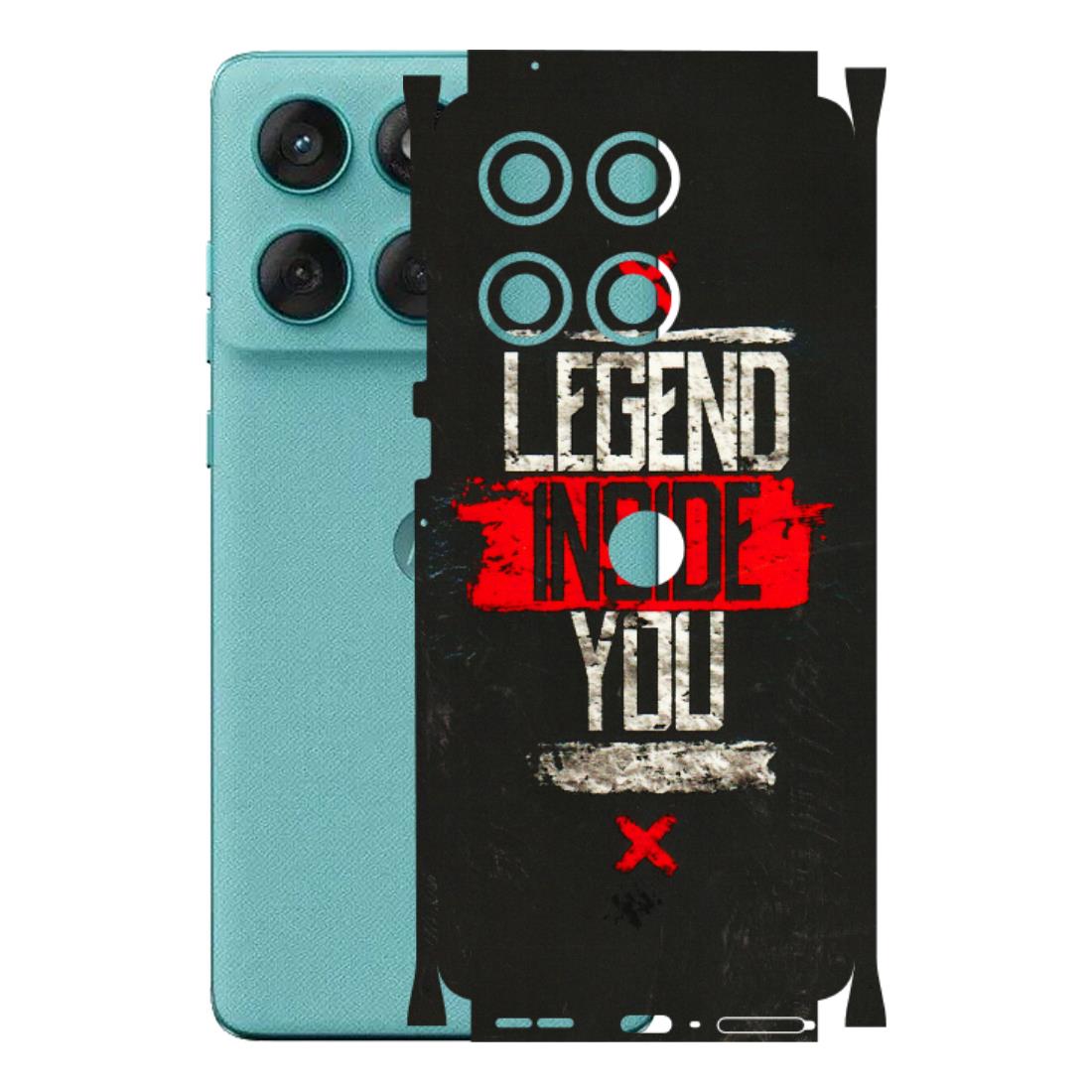 Motorola Phone Skins (All Models) - Legend Inside You - 3D Embossed Finish (L-186) Motorola Edge 60 Fusion (5G)