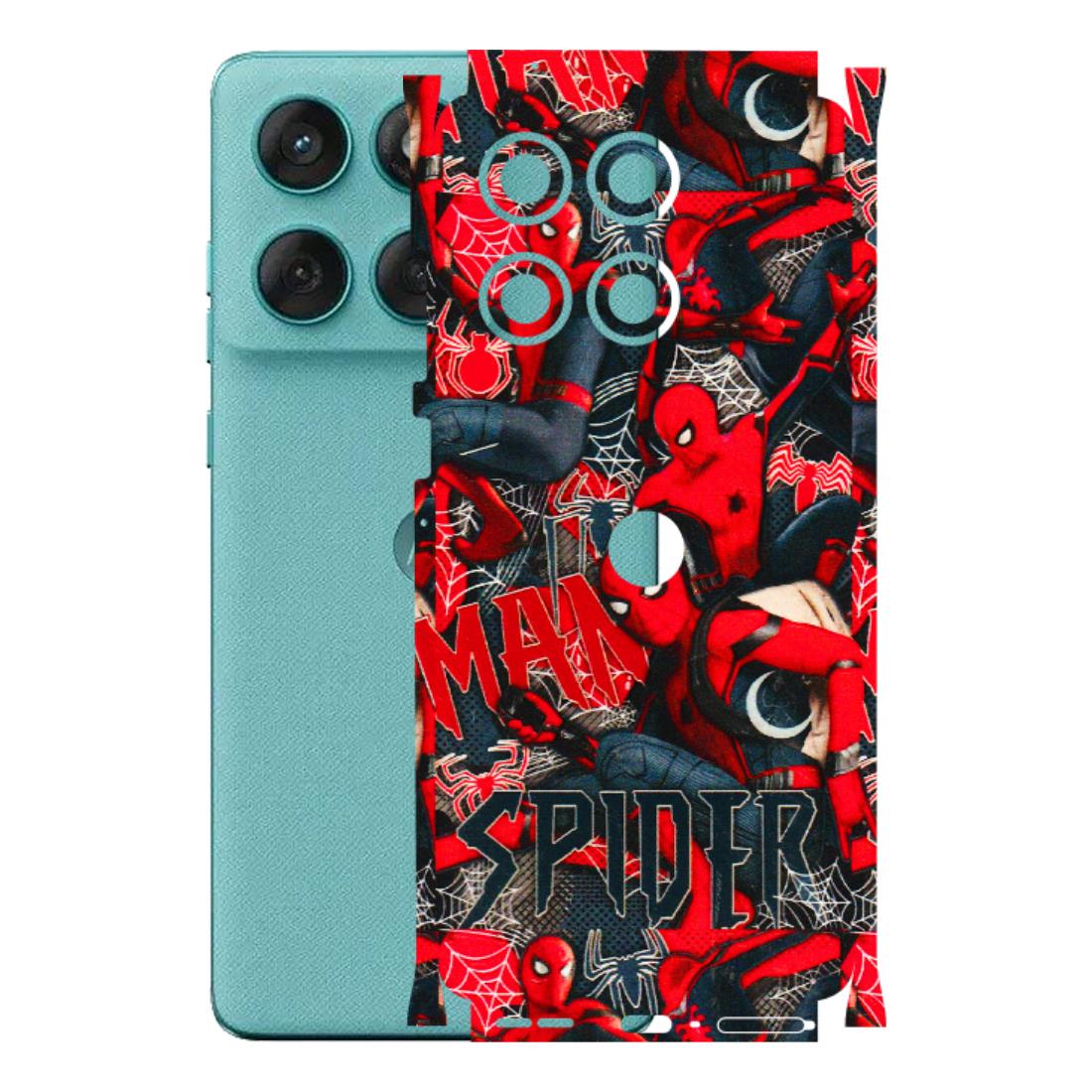 Motorola Phone Skins (All Models) - SpiderMan Cool - 3D Embossed Finish (L-188) Motorola Edge 60 Fusion (5G)