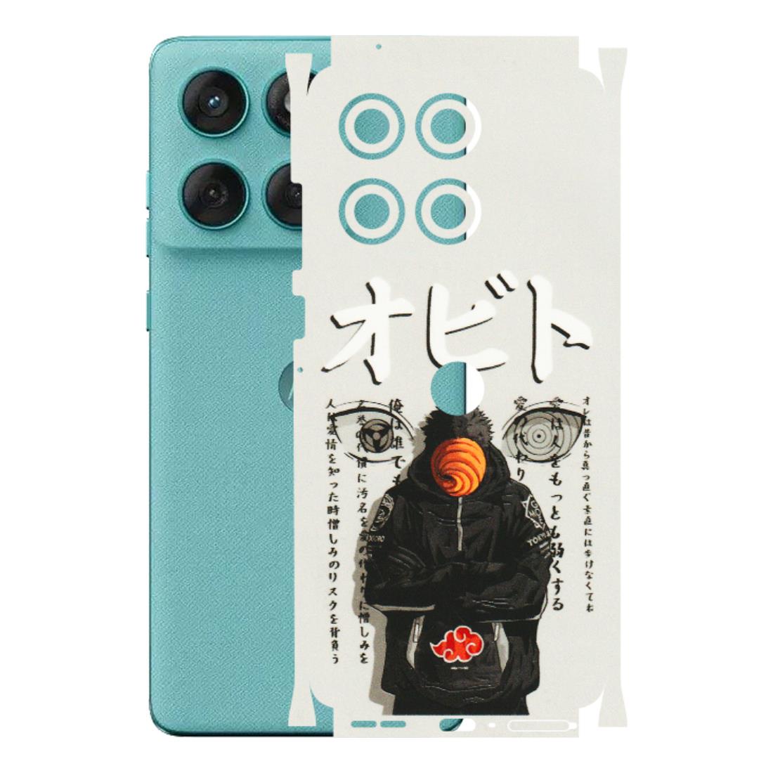 Motorola Phone Skins (All Models) - Obito Anime Eye - 3D Embossed Finish (L-19) Motorola Edge 60 Fusion (5G)