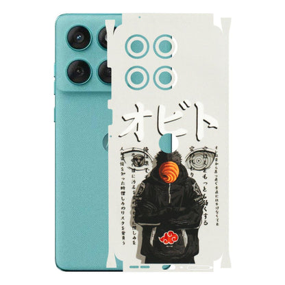 Motorola Phone Skins (All Models) - Obito Anime Eye - 3D Embossed Finish (L-19) Motorola Edge 60 Fusion (5G)
