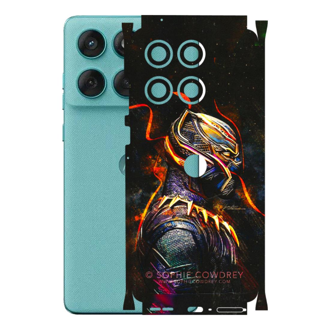 Motorola Phone Skins (All Models) - Black Panther - 3D Embossed Finish (L-190) Motorola Edge 60 Fusion (5G)