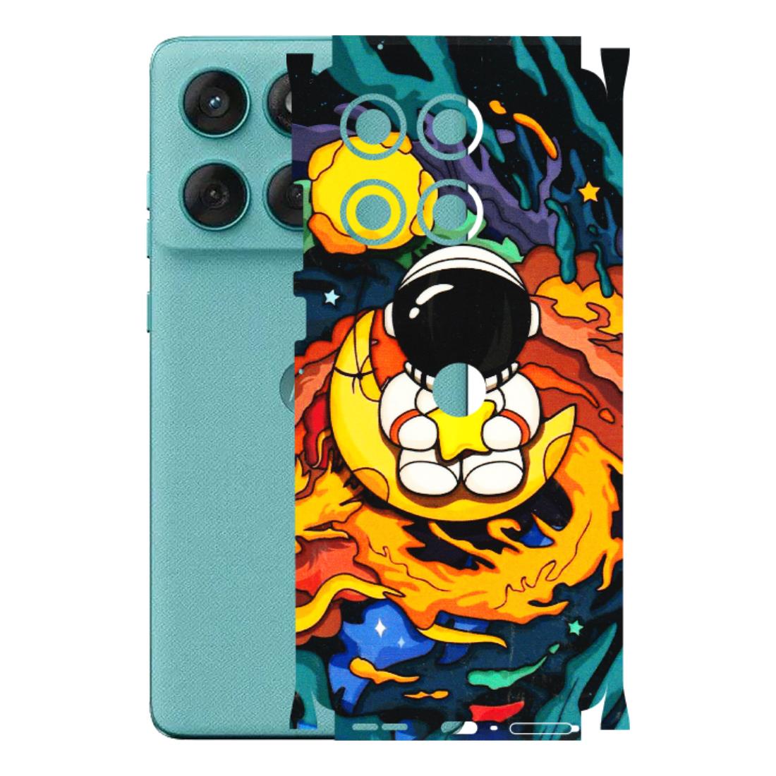 Motorola Phone Skins (All Models) - Baby Astronaut - 3D Embossed Finish (L-197) Motorola Edge 60 Fusion (5G)