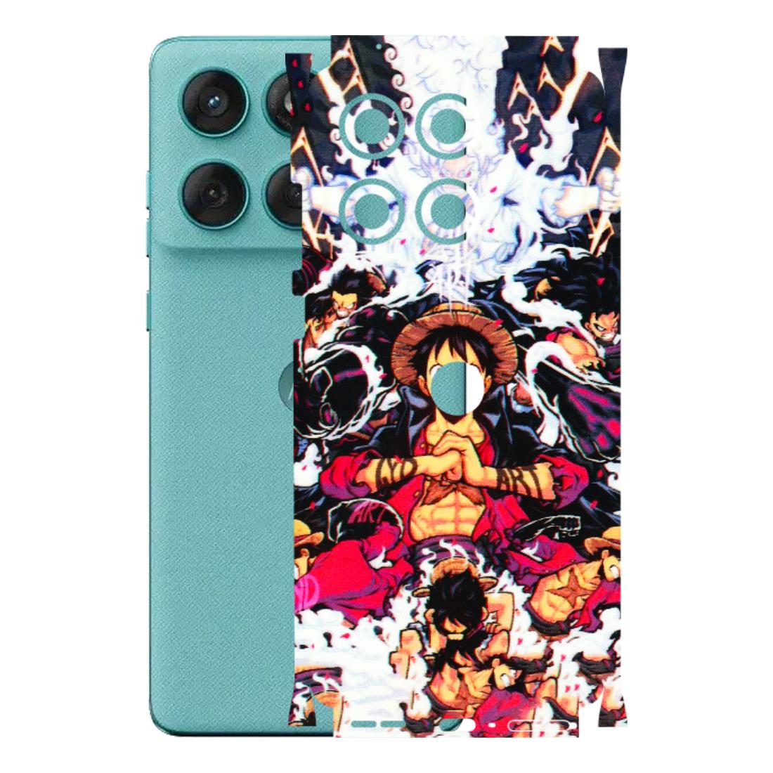 Motorola Phone Skins (All Models) - Luffy Anime Character - 3D Embossed Finish (L-203) Motorola Edge 60 Fusion (5G)