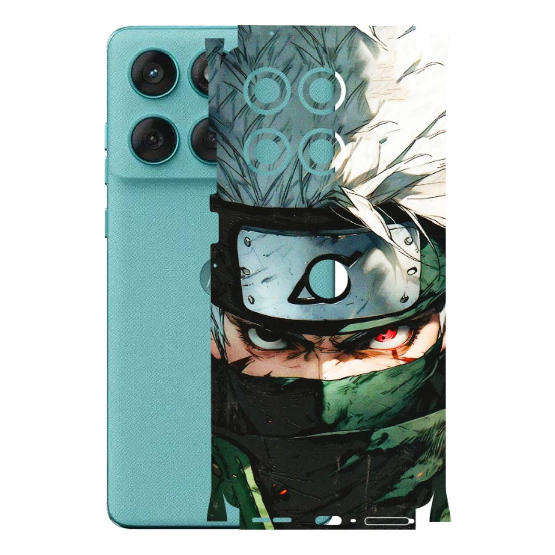 Motorola Phone Skins (All Models) - Kakashi Red Eye Focus - 3D Embossed Finish (L-227) Motorola Edge 60 Fusion (5G)