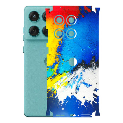 Motorola Phone Skins (All Models) - Acrylic Paint Spill - 3D Embossed Finish (L-229) Motorola Edge 60 Fusion (5G)