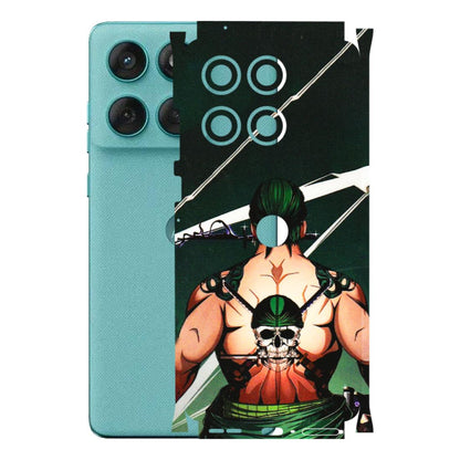 Motorola Phone Skins (All Models) - Zoro Anime - 3D Embossed Finish (L-23) Motorola Edge 60 Fusion (5G)
