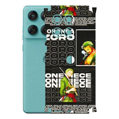 Motorola Phone Skins (All Models) - One Piece Zoro - 3D Embossed Finish (L-250) Motorola Edge 60 Fusion (5G)