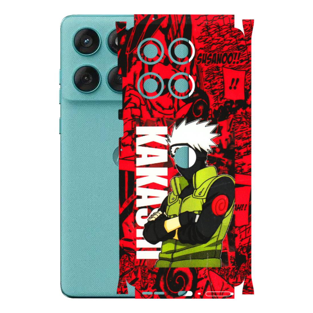 Motorola Phone Skins (All Models) - Kakashi Red Anime - 3D Embossed Finish (L-251) Motorola Edge 60 Fusion (5G)