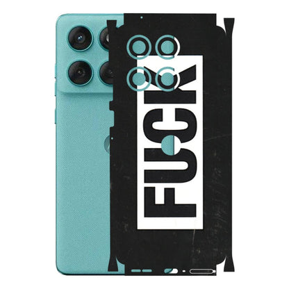 Motorola Phone Skins (All Models) - The F Word - 3D Embossed Finish (L-255) Motorola Edge 60 Fusion (5G)