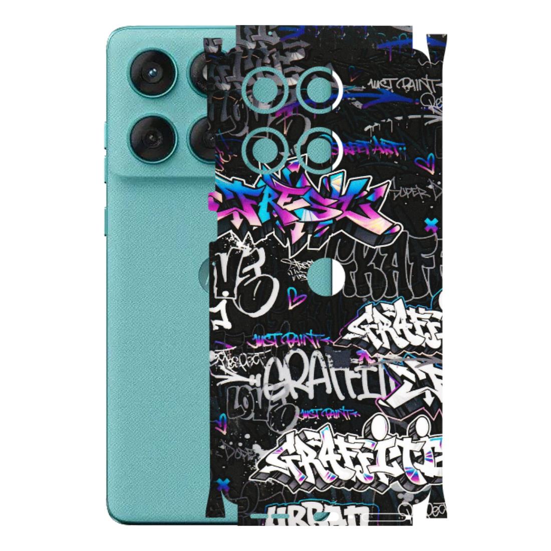 Motorola Phone Skins (All Models) - Graffiti Killer - 3D Embossed Finish (L-274) Motorola Edge 60 Fusion (5G)
