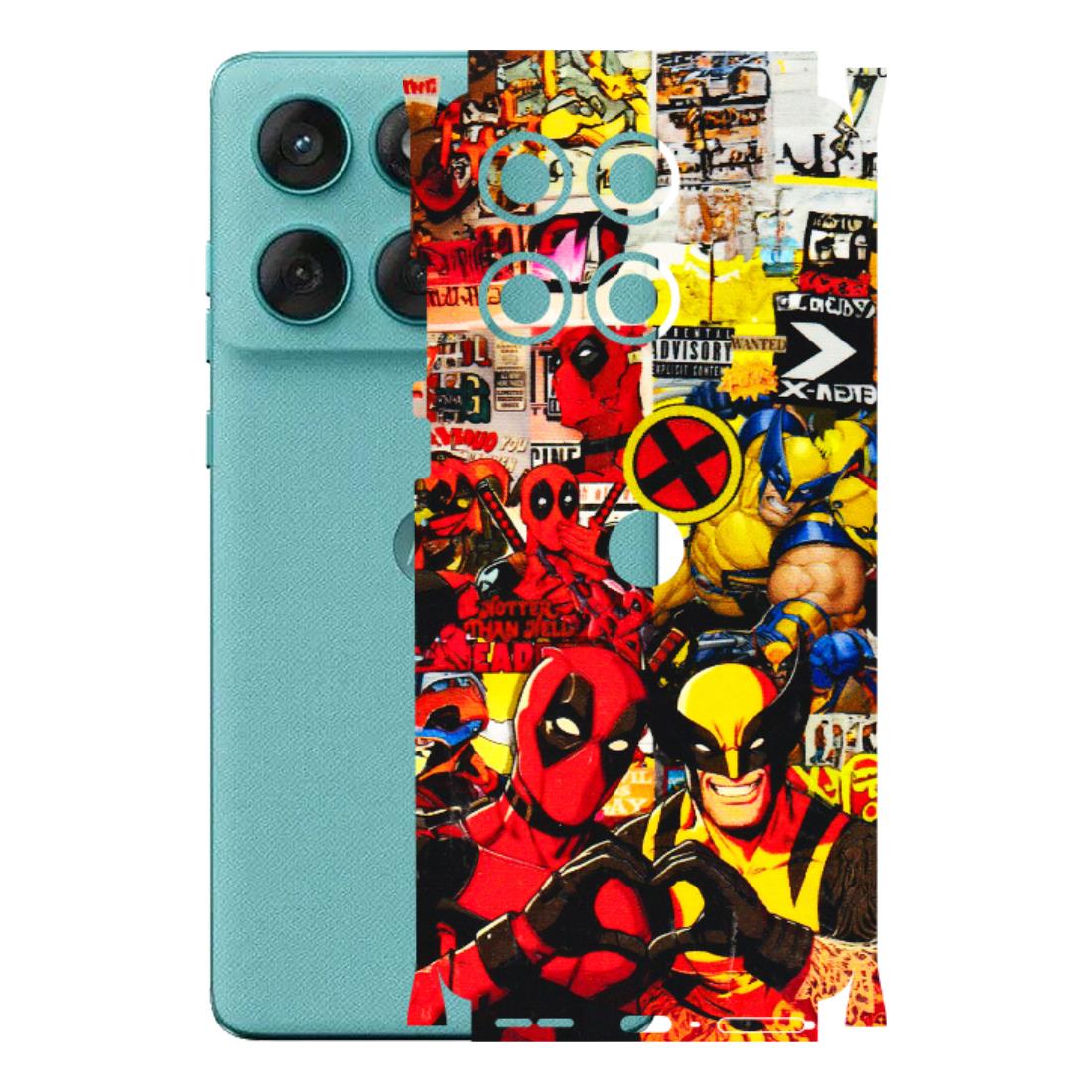Motorola Phone Skins (All Models) - Spidy Wolverine - 3D Embossed Finish (L-310) Motorola Edge 60 Fusion (5G)