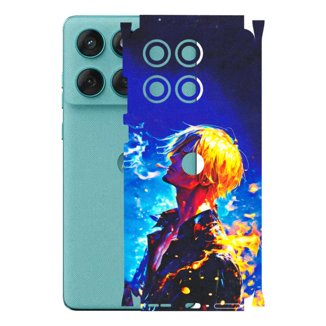 Motorola Phone Skins (All Models) - Sanji Vinsmoke One Piece - 3D Embossed Finish (L-319) Motorola Edge 60 Fusion (5G)